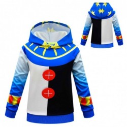 Size is 2T-3T(100cm) Cosplay Moondrop FNAF Hoodies Sweatsuit 1 Piece Long Sleeve Sweatshirt For Kids