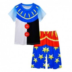 Size is 2T-3T(100cm) Cosplay Moondrop FNAF Shorts Sleeve Tops And shorts Summer shorts sets 2 Pieces For kids