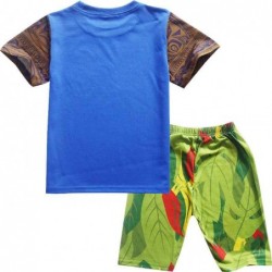 Size is 3T-4T(100cm) Cosplay Moana Maui Summer Shorts Sets For Kids Costumes Summer Casual Outfits