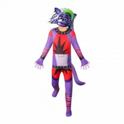 Size is 2T-3T(100cm) Cosplay Five Nights at Freddy's purple Long Sleeve Jumpsuit Costumes Halloween For Kids