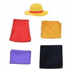 Size is XS Cosplay One piece luffy Costumes For Adults man Halloween with cap