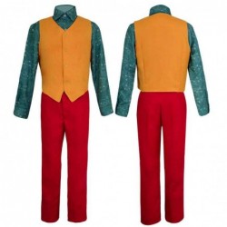 Size is XS Cosplay Joker Red Suit with Sets Ma3 jia3 And Shirt Costumes For Adults or kids Halloween