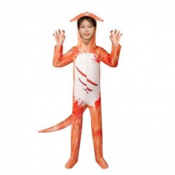 Size is 5T-6T(120cm) Cosplay Too Many TALKING BEN Long Sleeve Jumpsuit hooded Costumes For Kids Halloween