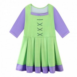 Size is 2T-3T(100cm) Cosplay The Sea Beast girl Maisie Brumble Costumes Long Sleeve Dress Halloween For Girls