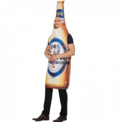 Size is M For Adult cosplay Beer bottles Funny Costume Jumpsuit Halloween Oktoberfest