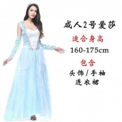 Size is S For Woman cosplay Frozen Elsa Princess Evening Dress Costume Purple Halloween