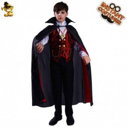 Size is M(110-125cm) boys teenagers cosplay vampire Costume sets For Halloween with Cloak