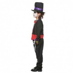 Size is S(95-110cm) scary halloween costumes for kids-girls skeleton costumes with hat