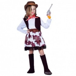 Size is S(95-110cm) Cosplay west cowboy dress halloween costumes for girls cool costumes with hat