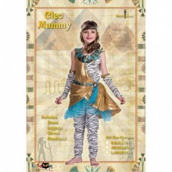 Size is S(5-7T) for kids girls cosplay mummy Costumes Jumpsuit dress Halloween