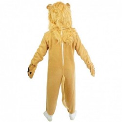 Size is S(3-4T) for kids cosplay Simba lion animal Plush Costumes Jumpsuit Halloween