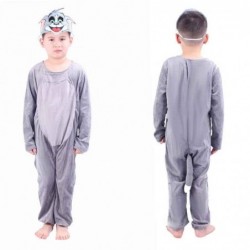 Size is S(3-5T) for kids cosplay Tom Mouse animal Costumes Jumpsuit Halloween With mask