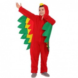 Size is S(3-5T) cosplay Psittacidae Psittaciformes birds Costume Jumpsuit wings For kids Halloween