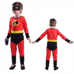 Size is S(3-5T) super hero costumes for kids cosplay The Incredibles Tight onesie Halloween with mask