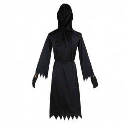 Size is XS For Adult cosplay Death Black Costume Long Sleeve Halloween With Sickle