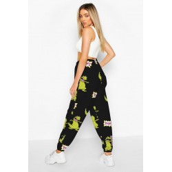 Size is S Rugrats Reptar Dinosaur High Waisted Joggers Sweatpants Cute For Women