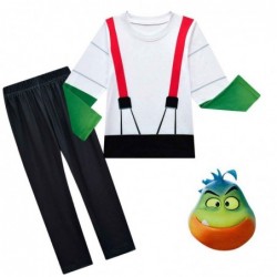 Size is 2T-3T(110cm) Kids Boys The Bad Guys Fish Long-sleeved pants costumes for boys Halloween