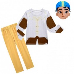 Size is 2T-3T(110cm) Kids mira Royal Detective boy Long-sleeved pants costumes for boys Pajamas