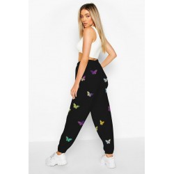 Size is S High Waisted Joggers Sweatpants Women'S Butterfly With Pocket