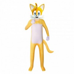 Size is 3T-4T(120cm) For kids Miles Prower Sonic The Hedgehog Costumes jumpsuits Halloween with mask