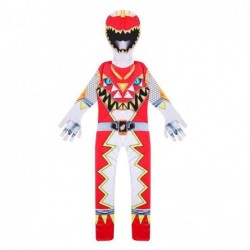 Size is 3T-4T(120cm) Power Rangers costumes Long Sleeve jumpsuits hooded for kids boys Halloween