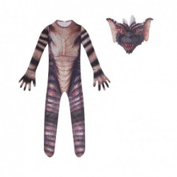 Size is 5T-6T(120cm) gremlins costumes Long Sleeve jumpsuits for kids boys Halloween with mask