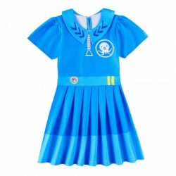 Size is 2T-3T(100cm) The Octonauts octopus print Summer Dress 1 Piece Short Sleeves For girls