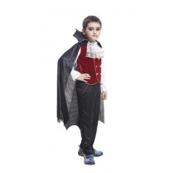 Size is M Boys Cool Halloween Cosplay Vampire Prince For Costumes Kids