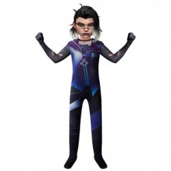 Size is 3T-4T(120cm) teenagers cosplay Valorant Game costumes jumpsuits for boys Halloween