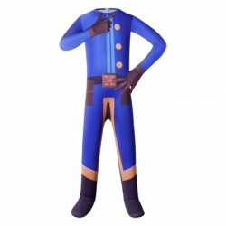 Size is 3T-4T(120cm) cosplay hextech mayhem scary costumes jumpsuits for boys Halloween