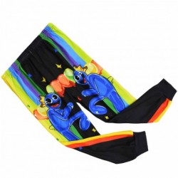 Size is 4T-5T(110cm) roblox rainbow friends black print Long Sleeve nightwear 2 Pieces for kids boys
