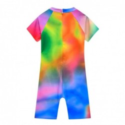 Size is 3T-4T(110cm) rainbow form Roblox rainbow friends Short Sleeves 1 piece Swimsuits For Yong boys with bathing cap