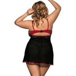 Size is M Sexy Sheer Babydoll Bridal Lingerie Black Plus Size