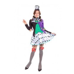 Size is M Cosplay Costume Womens Circus Clown Halloween Purple