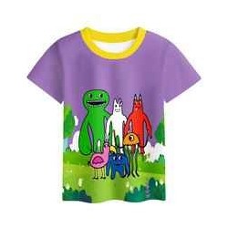 Size is 2T-3T(100cm) Garden of Banban For kids t-shirt and shorts pajama set