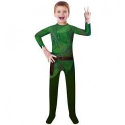 Size is 5T-6T(120cm) for kids 2023 Peter Pan Wendy Peter Pan green halloween costume jumpsuits