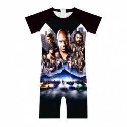 Size is 2T-3T(110cm) the fast and the furious 8 rash guard for kids with Caps boys Swimwear 1 plece