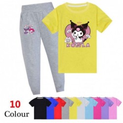 Kuromi For kids girls short sleeves T-Shirt and gray...