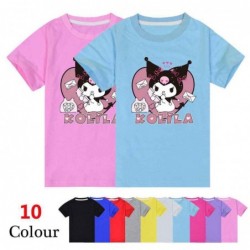 For child girls Kuromi T-Shirt Short Sleeves Summer...
