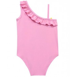 Size is (3T-4T)/XS Ruffle Bow Front Lol Surprise Doll One Piece Swimsuit Girl