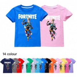Fortnite print T-Shirt Short Sleeves For kids boys Summer...
