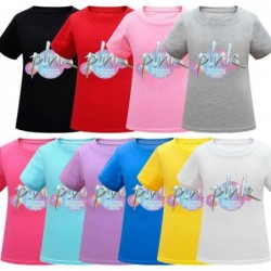 For kids girls PiNK Summer Carnival 2023 T-Shirt Short...