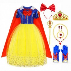 Snow White Princess Costumes dress for girls Halloween...