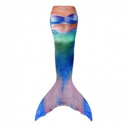 Size is 2T-3T(100cm) The Little Mermaid For girls Mermaid tail blue swimsuit summer