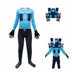 blue titan speakerman skibidi toilet costume for kids...