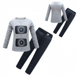Size is 5T-6T(120cm) camera ganteng skibidi toilet costume for kids Long Sleeve Pajamas halloween with mask