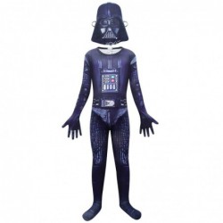 Size is 3T-4T(110cm) Darth Vader Star Wars Costume for kids halloween jumpsuits with mask