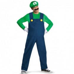 Size is M Super Mario Bros Couples Halloween Costumes For Adult sexy Mario Woman Costumes