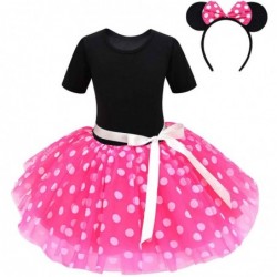 Size is 2T-3T(100cm) Mickey Mouse Costume Short Sleeve tutu dress for girls halloween with headband