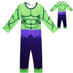 Size is 4T-5T(110cm) The Hulk green Costume for kids halloween jumpsuits with mask